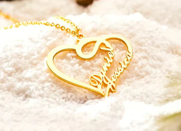 Couple Heart Necklace